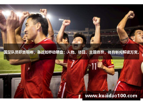 国足队员职责明晰,备战如移动硬盘;人物、项目、主题各异,体育新闻解读万变。 国足队员职责明晰,备战如移动硬盘;人物、项目、主题各异,体育新闻解读万变。
